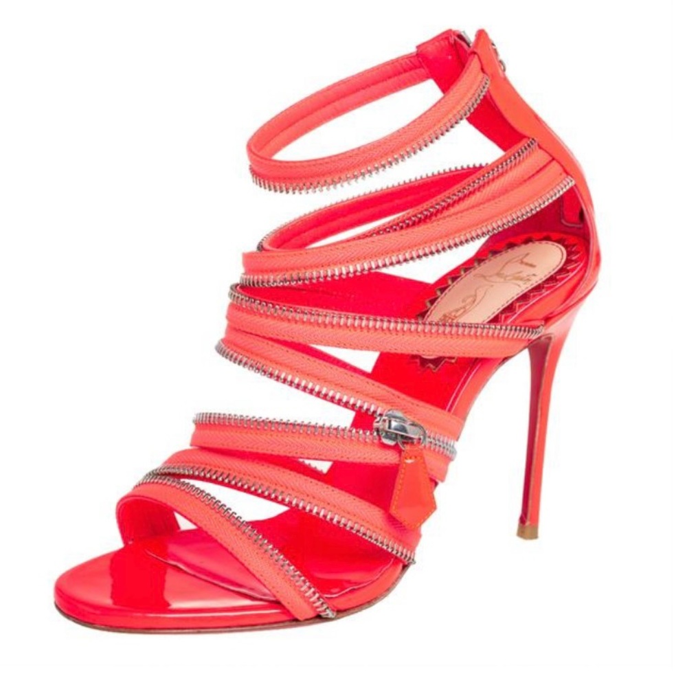 Christian Louboutin Zipper Sandals (Authentic)